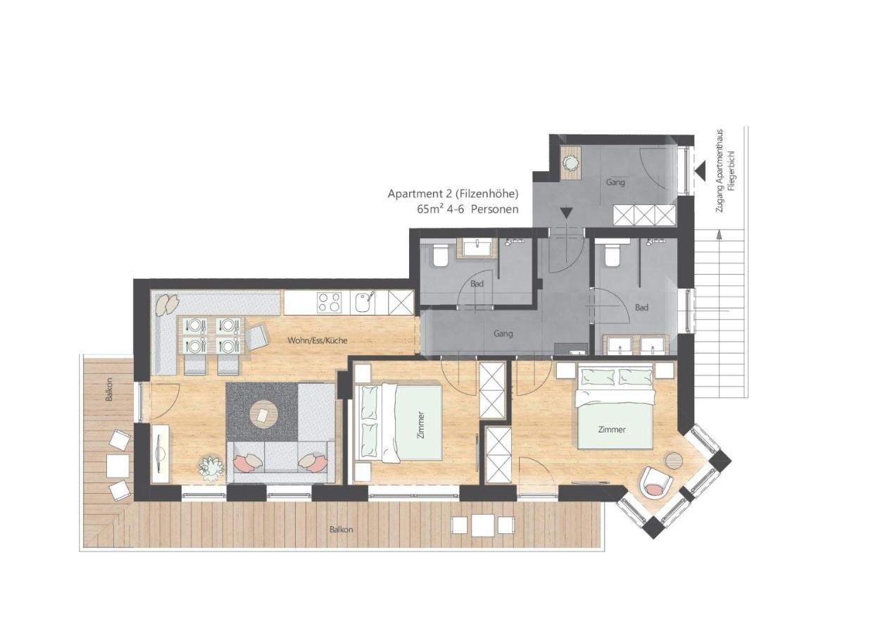 Apartments Fliegerbichl - Familie Voithofer Bramberg am Wildkogel Exterior photo